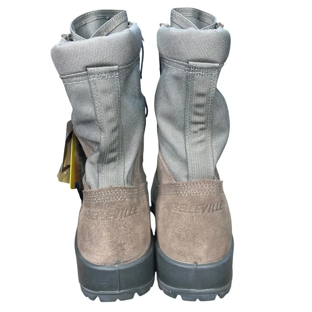 NWT Belleville 600 ST Sage Green Wide Steel Toe Combat Boots Size 11 W